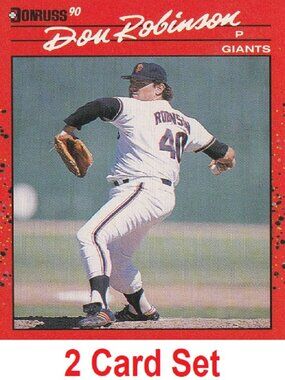 Don Robinson Baseball Card Collection